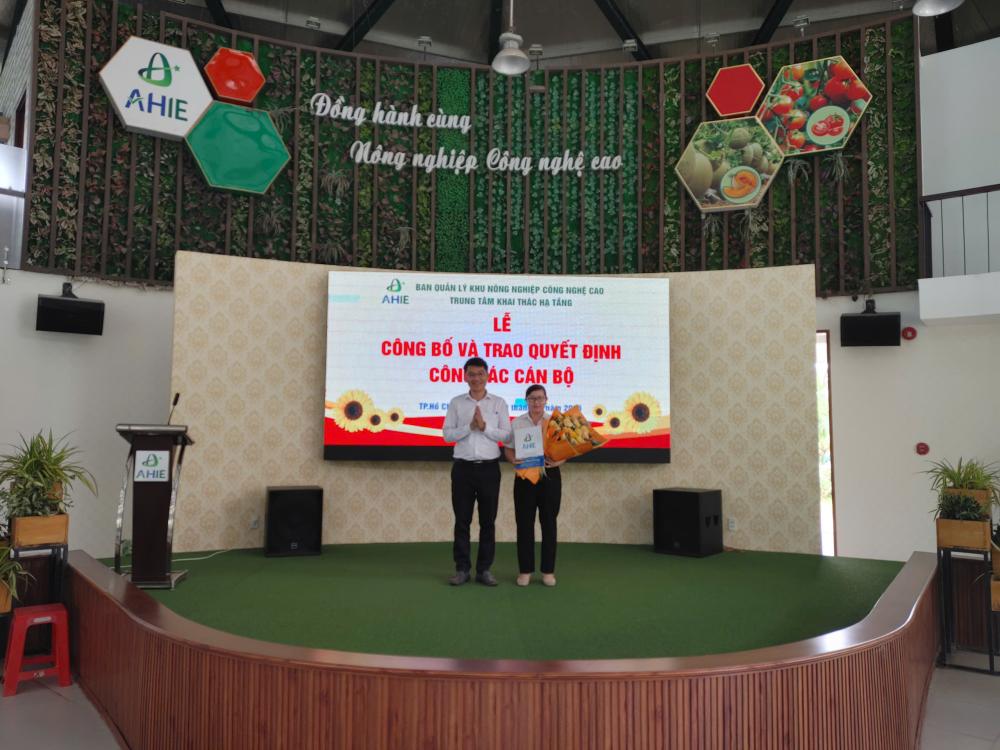 TRUNG TÂM KHAI THÁC HẠ TẦNG BỔ NHIỆM PHÓ TRƯỞNG PHÒNG QUẢN LÝ XÂY DỰNG CÔNG TRÌNH